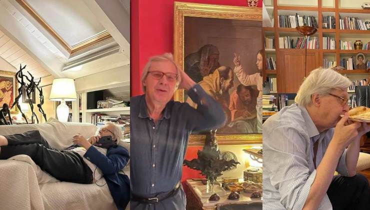 Vittorio Sgarbi la sua casa a Roma