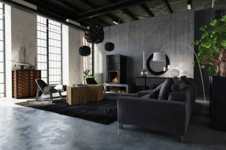 caratteristiche arredo stile industrial