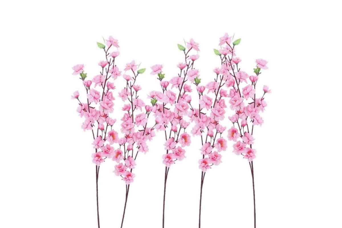 decorazioni per albero di pasqua con fiori di pesco