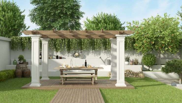 gazebo giardino grande