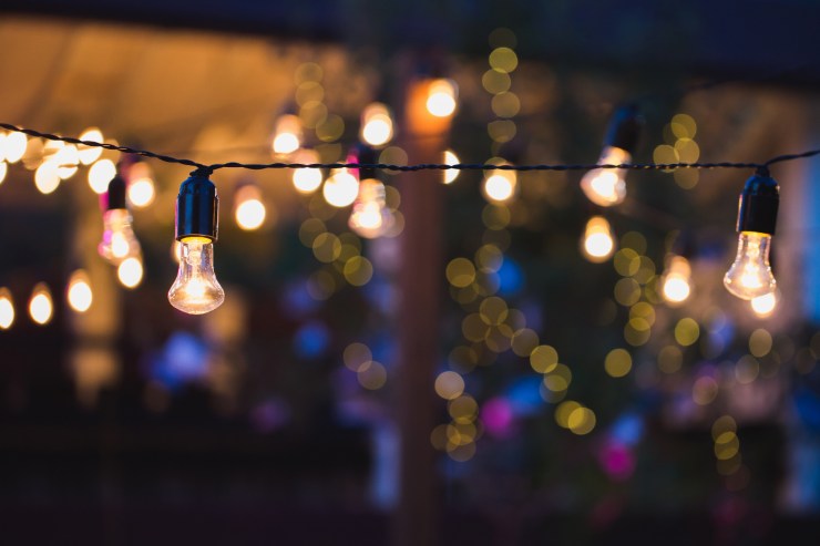 Illuminazione sul balcone