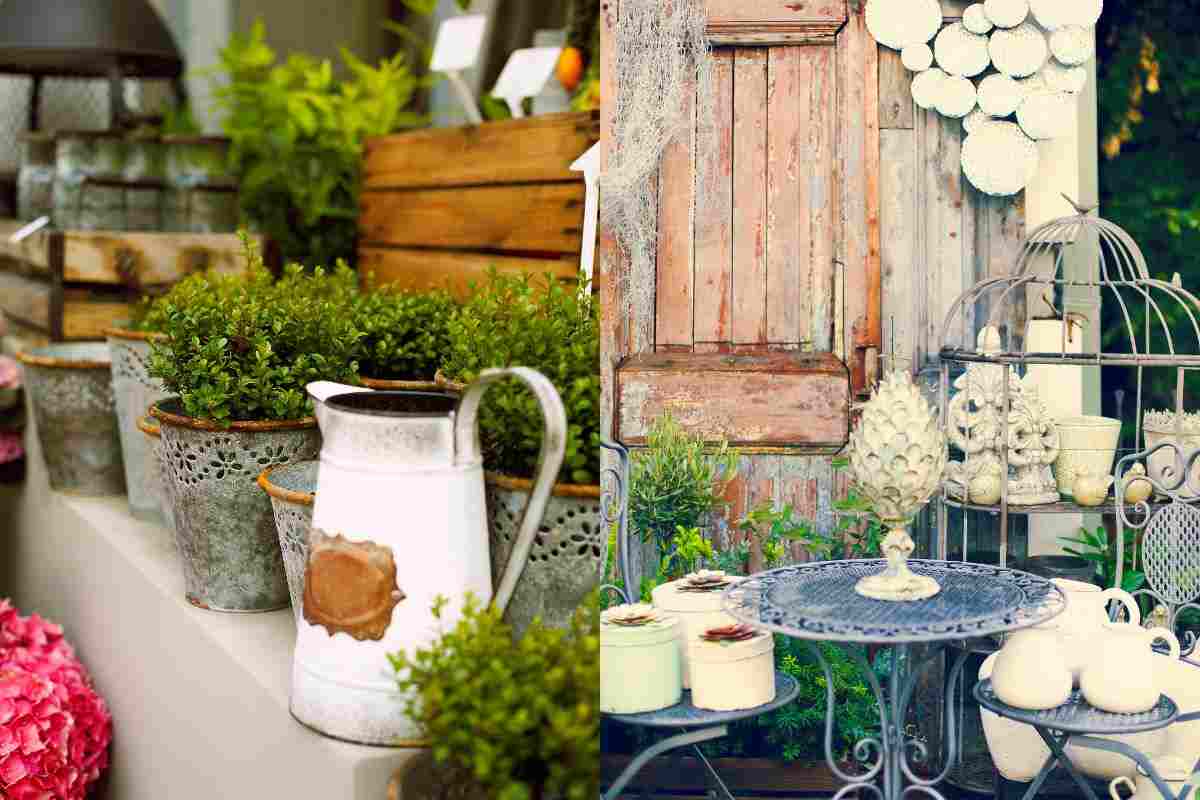 come creare un giardino vintage