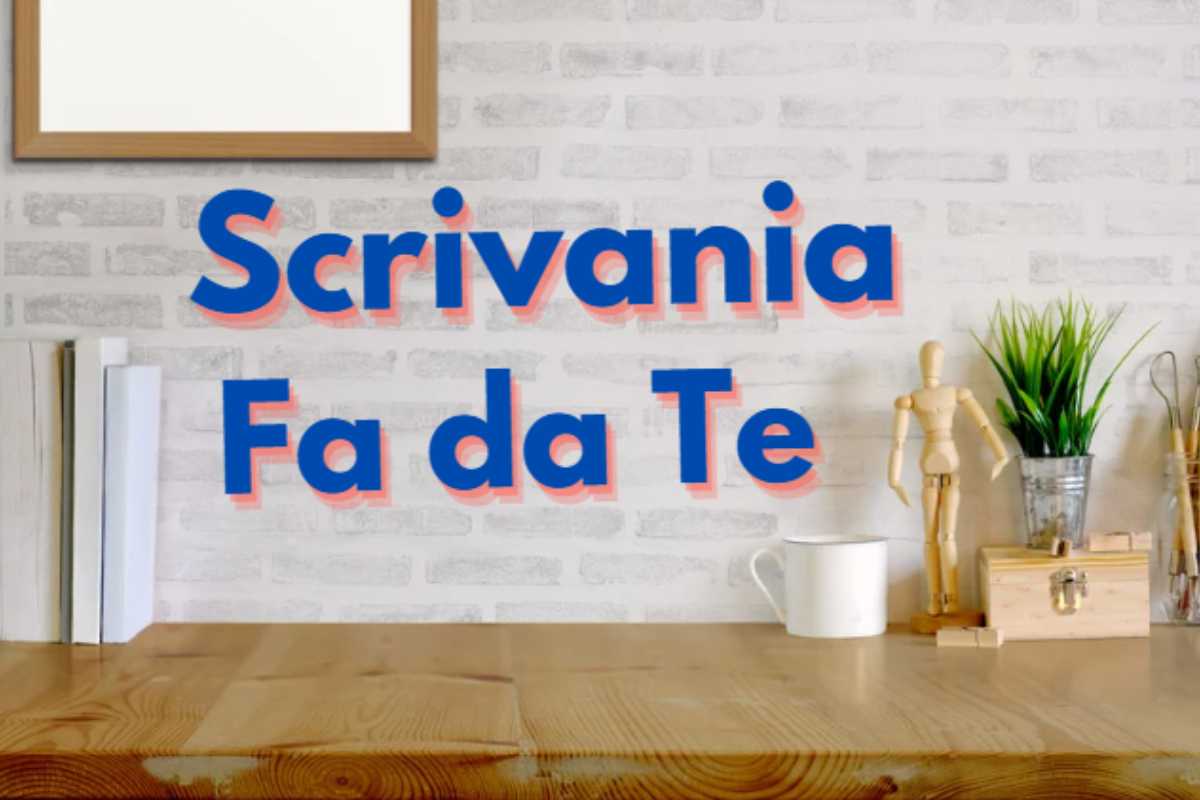 scrivania angolare fai da te