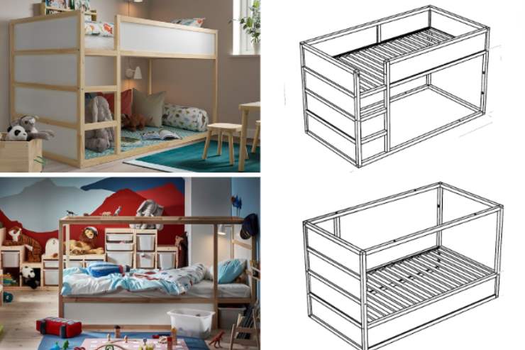 letto soppalco ikea prezzo incredibile