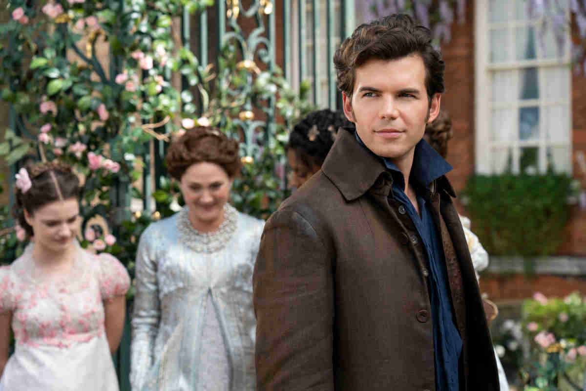 una delle scene di Bridgerton