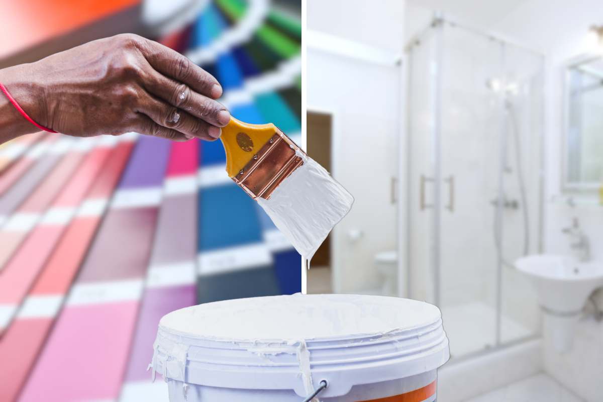 Simply repaint your bathroom with these colors to give it a new look: it will look like new