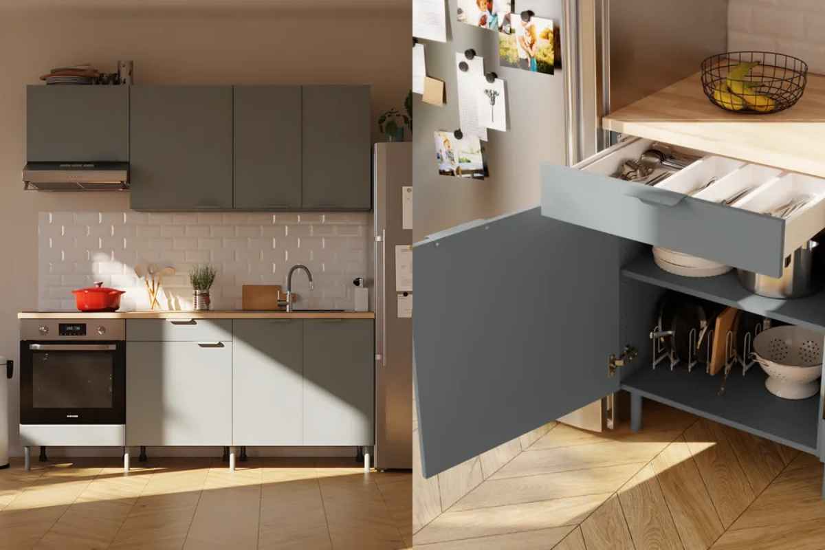 Cucina monoblocco Leroy Merlin in offerta Delinia