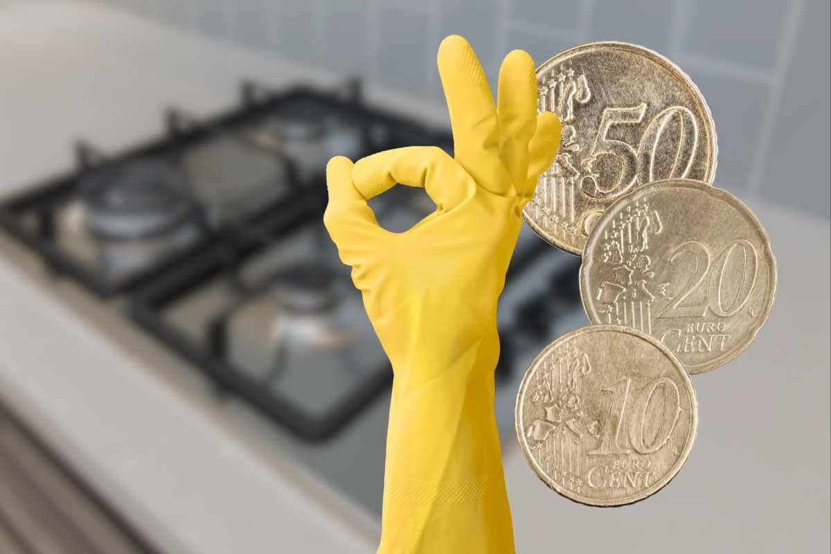 il metodo economico per pulire il piano cottura