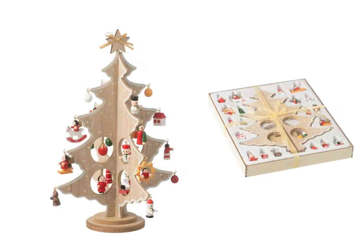 Alberello di Natale pieghevole in legno Maisons du Monde