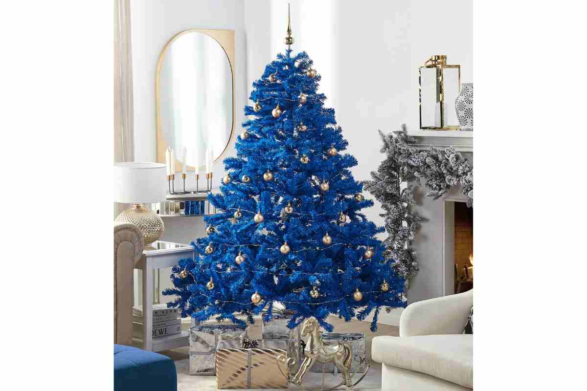 Albero di Natale blu FARNHAM Beliani