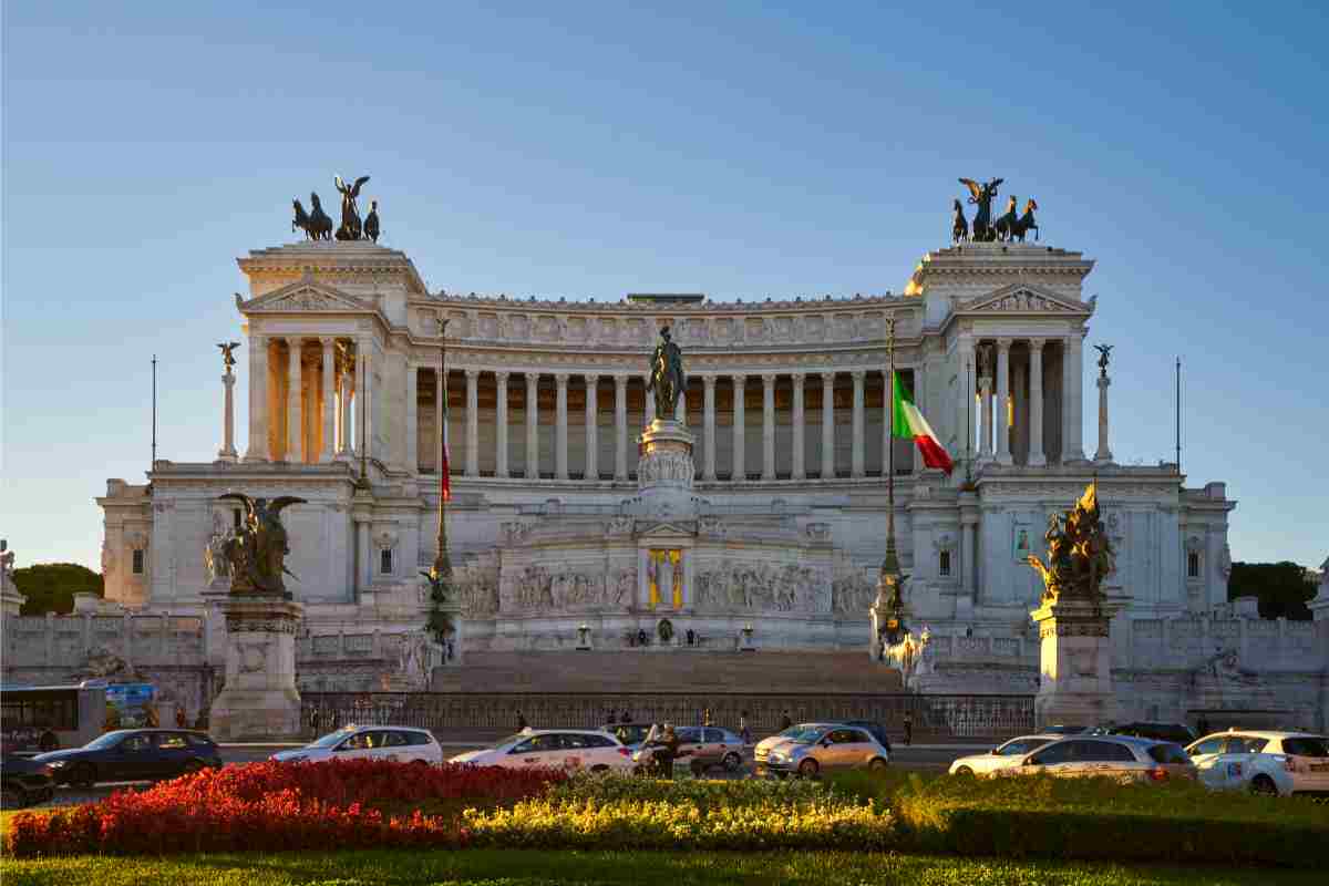 Altare della Patria visto nella sua interezza