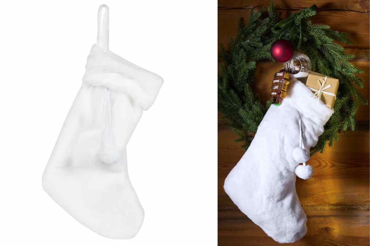 Calza della befana bianca Maisons du Monde