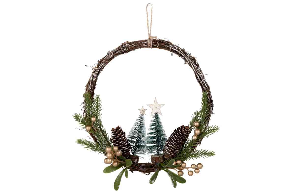 Ghirlanda natalizia in legno Maisons du Monde