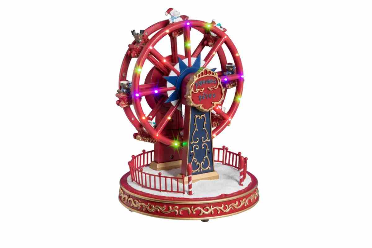 Giostra musicale Christmas Village Kasanova