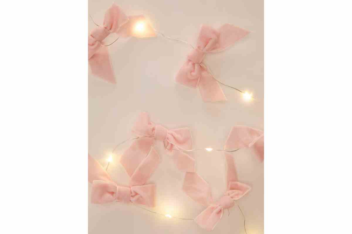 Luci led fiocco natalizio Primark 