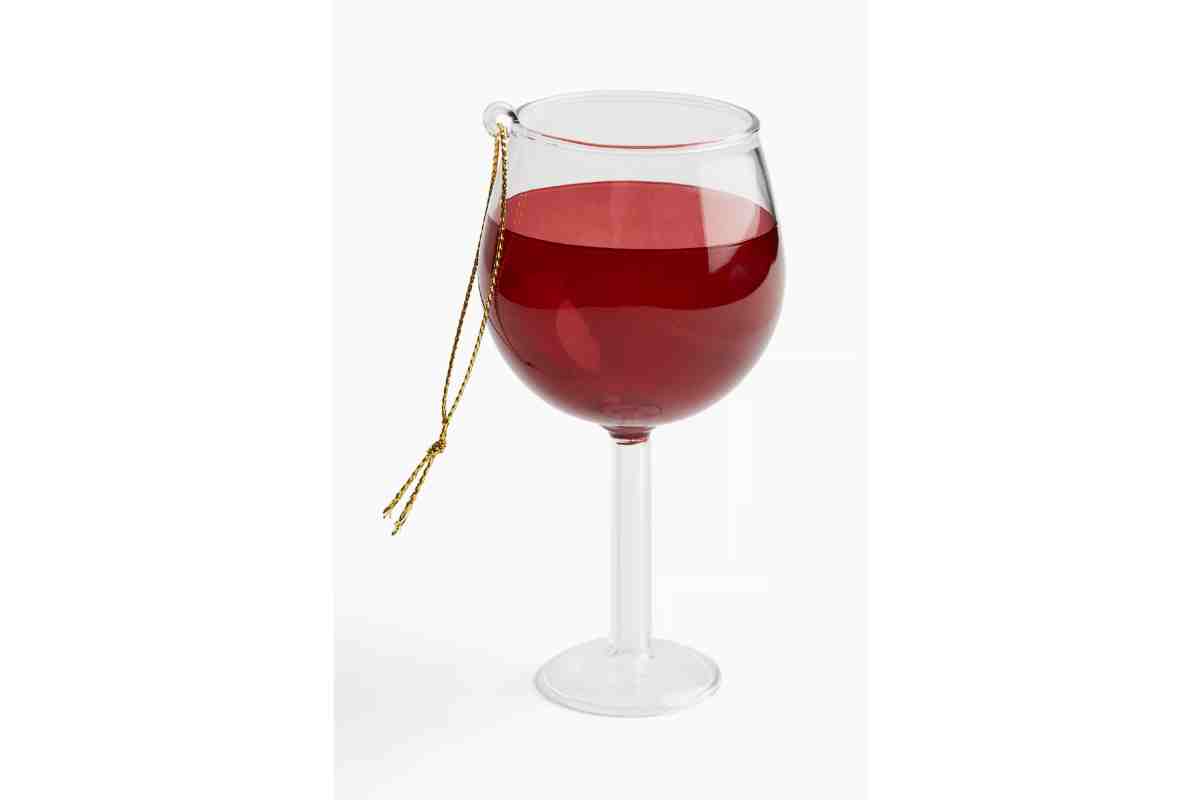 Palline di Natale calice di vino H&M Home 