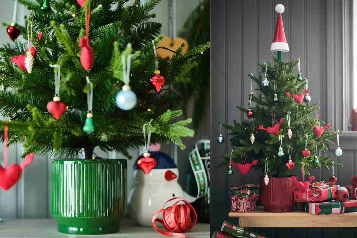 Portavasi per alberi di Natale mini Ikea 