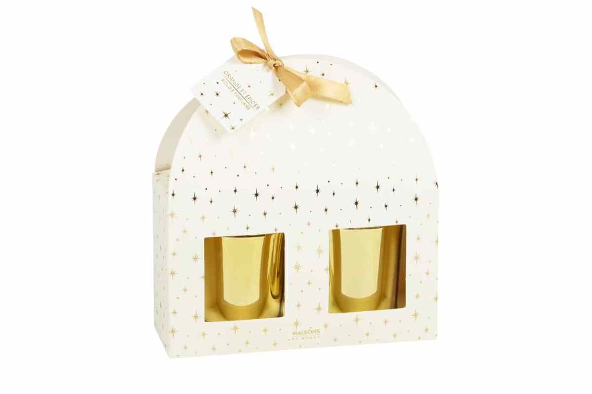 Gold candele profumate in vetro dorato Maisons du Monde