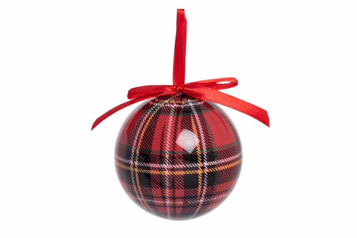 Pallina di Natale tartan Maisons du Monde