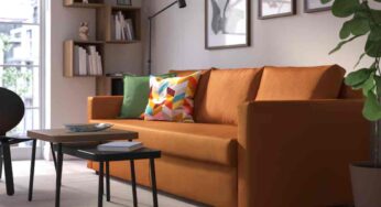 Questo divano letto è perfetto per il soggiorno piccolo, con FRIHETEN Ikea arredi con stile e guadagni tanto spazio