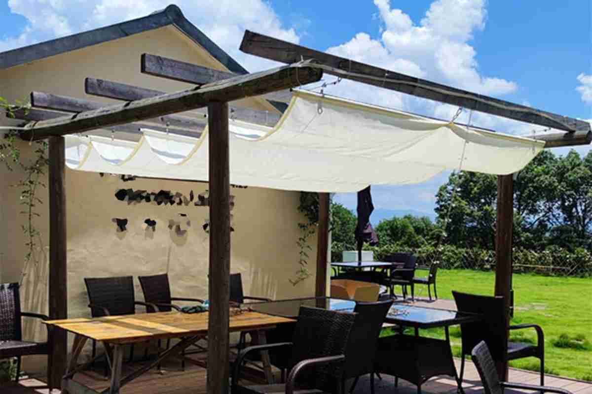 Cort de undă impermeabil pentru Amazon pergola