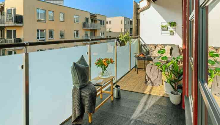 balcone piccolo e lungo