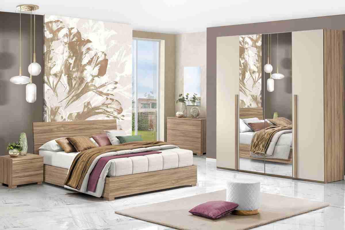 Camera da letto Sirio Noce Orzo Mondo Convenienza