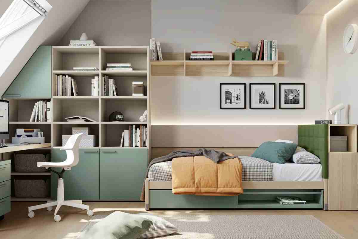 Cameretta singola Composizione 2401 Doimo Cityline