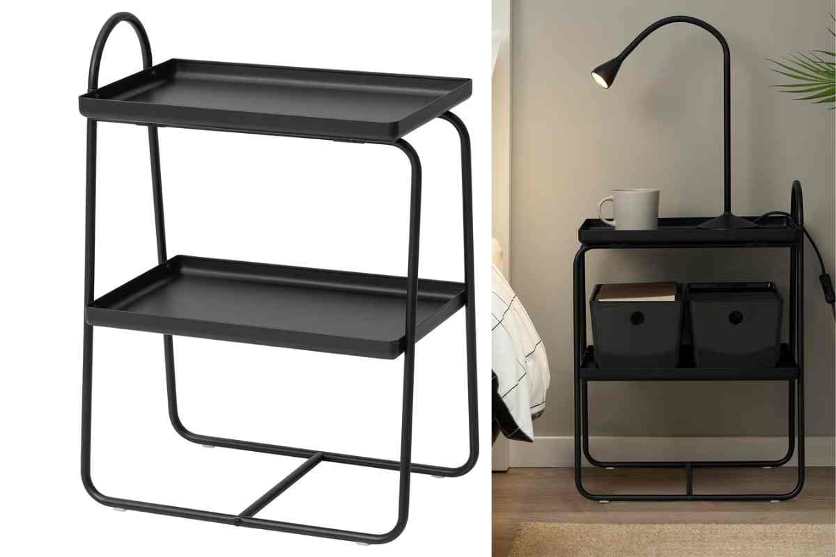 Comodino scaffale HATTÅSEN Ikea