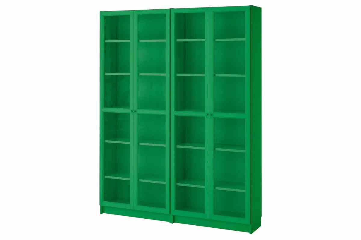 Libreria BILLY Ikea di colore verde