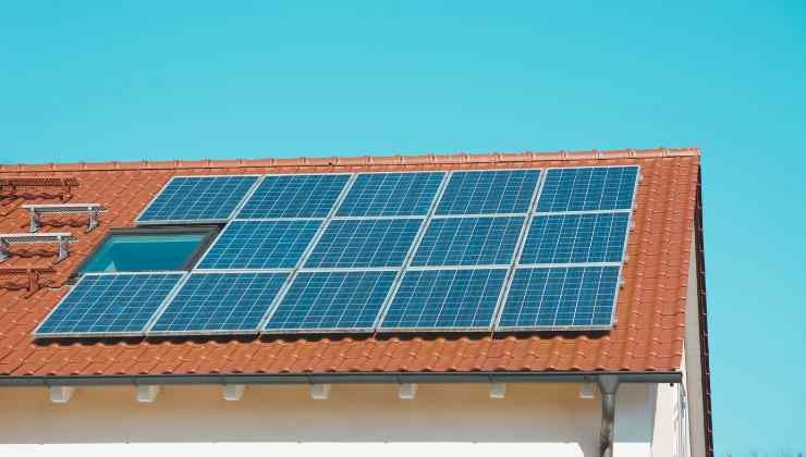 impianto fotovoltaico su tetto casa
