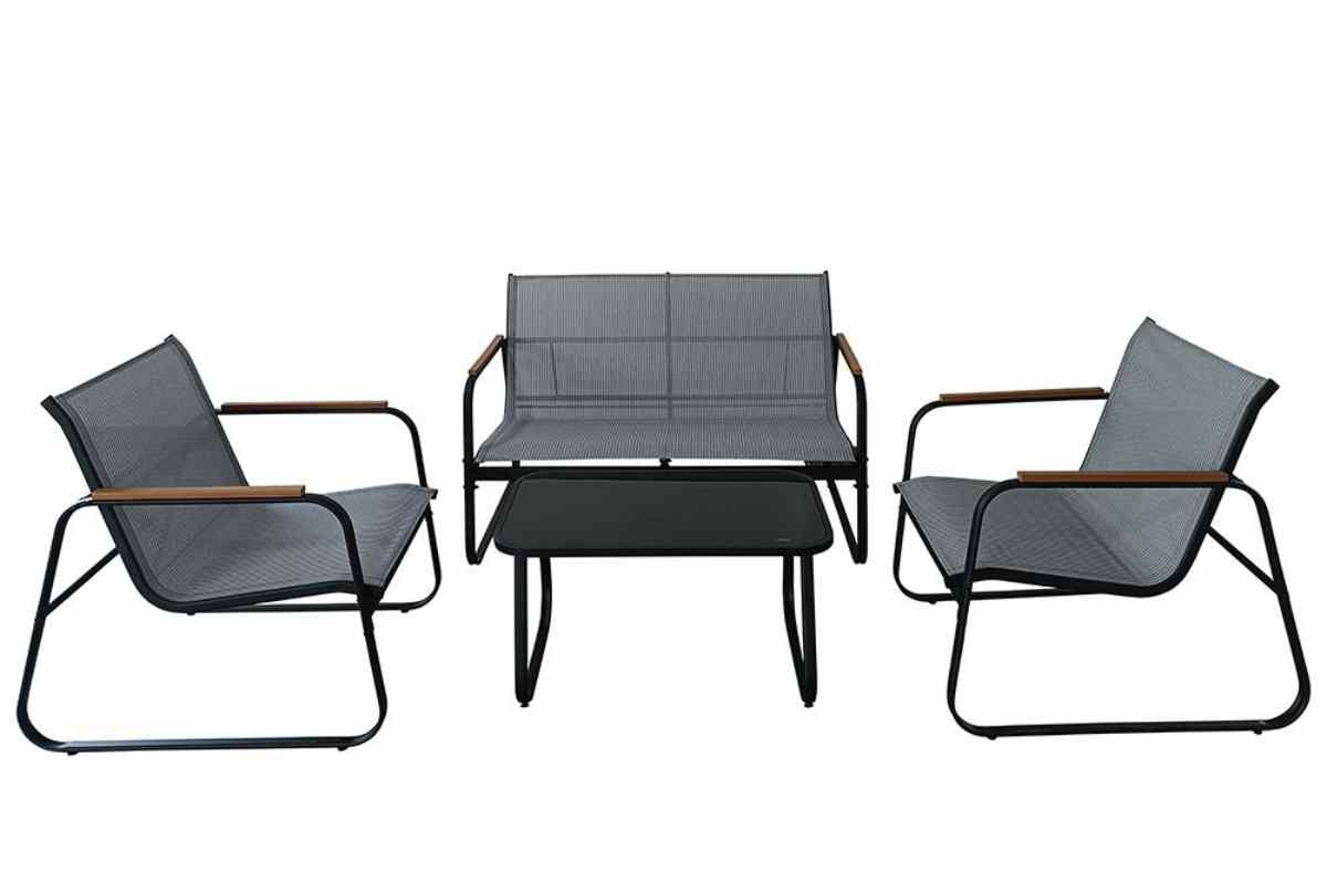 Set 4 posti da giardino Saint Martin Satur