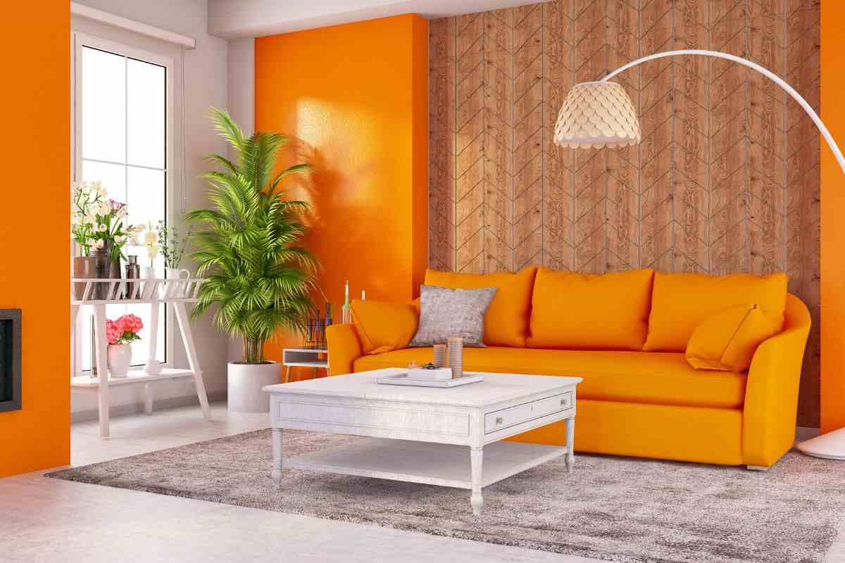 soggiorno arancione