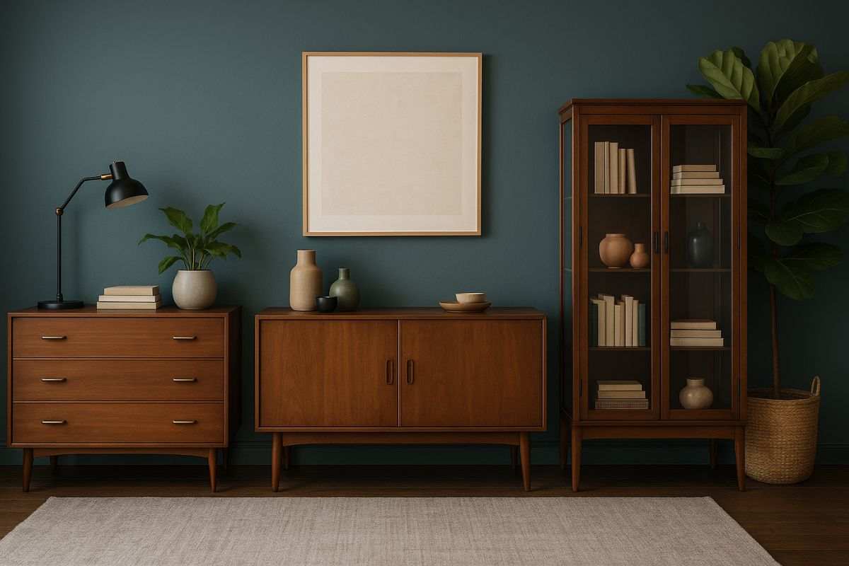 Comò credenza e vetrinetta