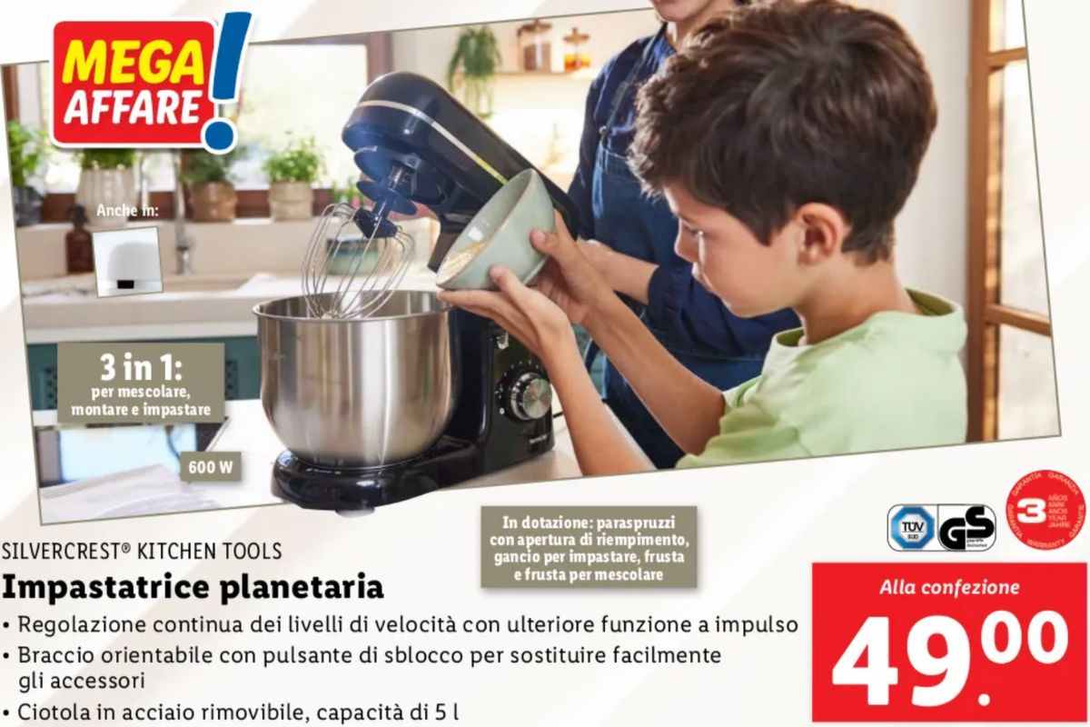 Offerta impastatrice Lidl