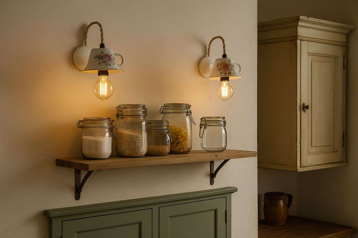 lampade con tazzine
