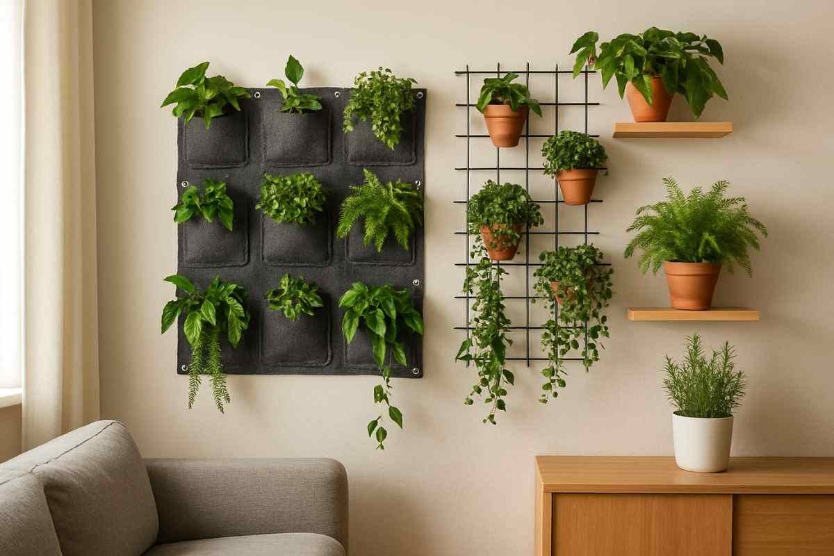 perete cu plante