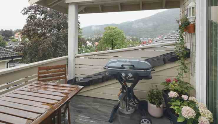 barbecue in balcone