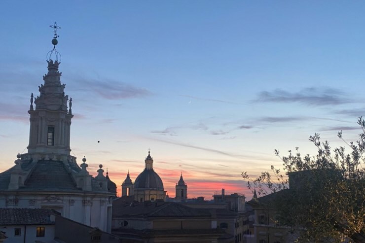 vista di roma dal terrazzo di Francesca fagnani 