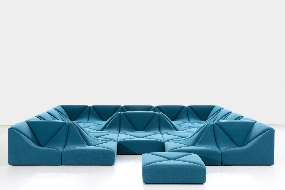 divano blu
