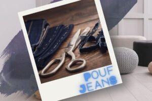 jeans e forbici