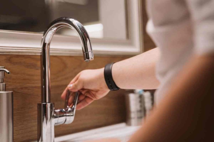 Rubinetto senza acqua