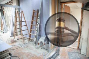 Lavori ristrutturazione e martelletto Giudice