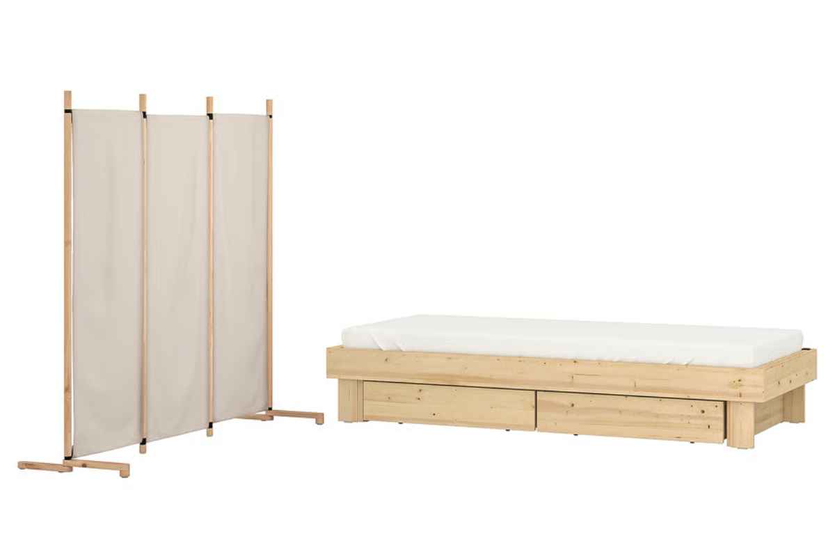 Letto e paravento GLAMBERGET Ikea