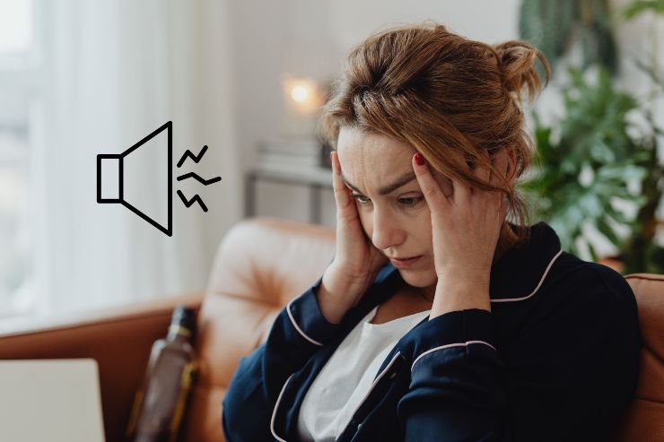 Ragazza visibilmente stressata