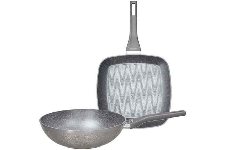 Set wok e piastra griglia Deep Moon Tognana