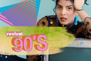 Ragazza e tv anni 90