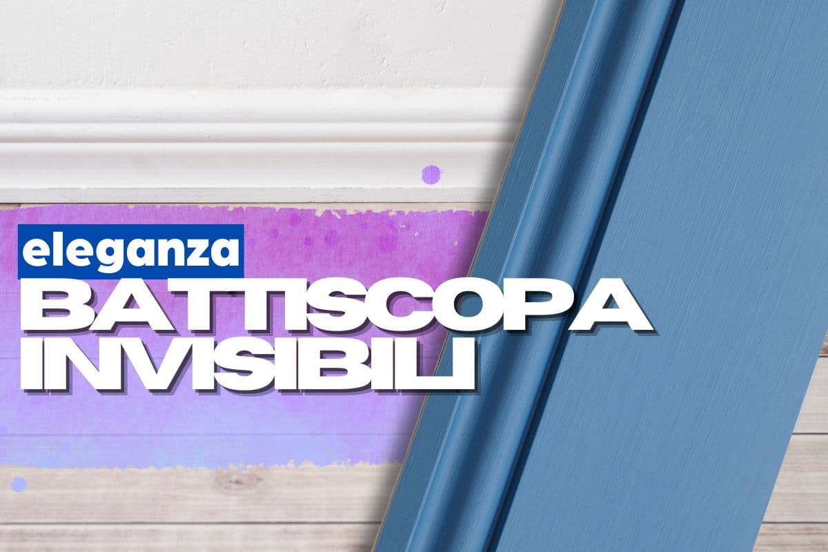 Battiscopa blu