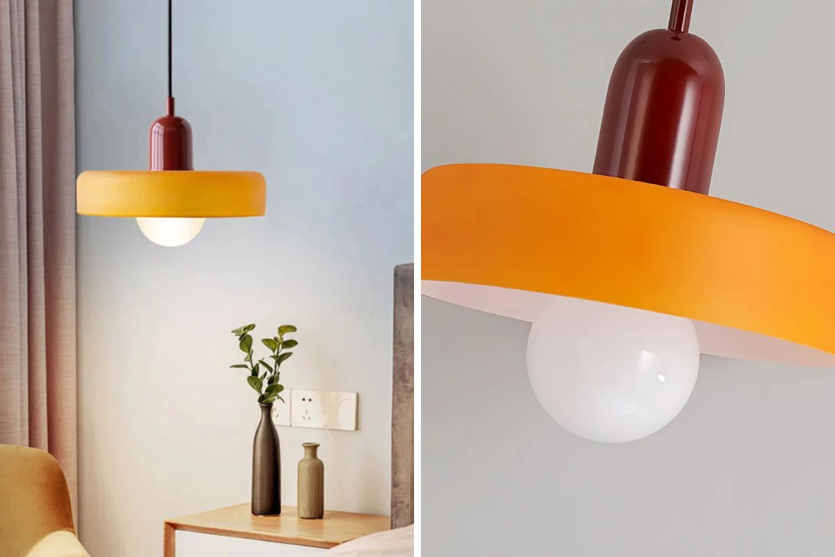 Lampada arancione