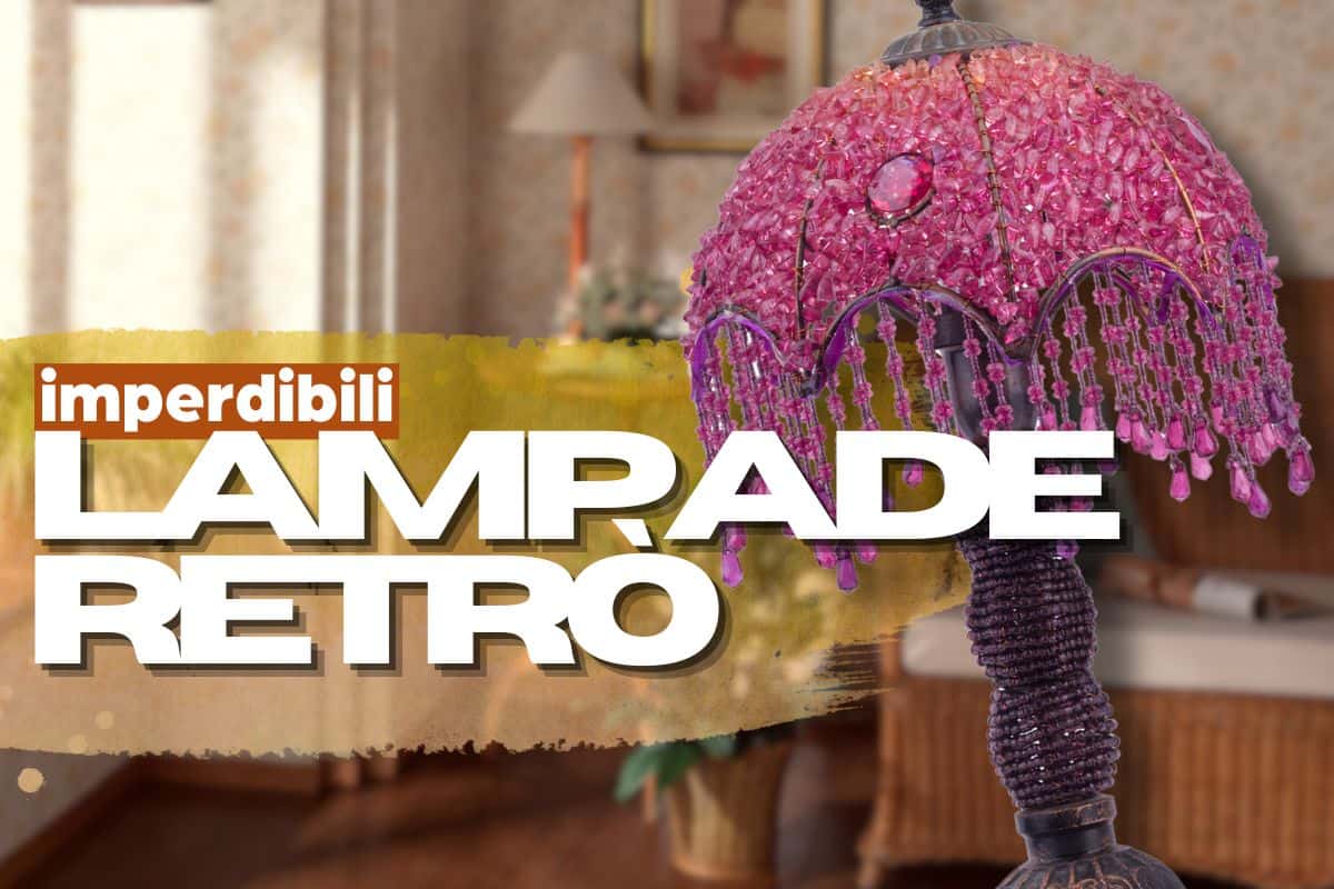 Casa vintage e lampada